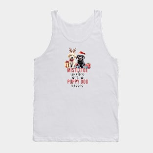 Labrador Mistletoe Wishes & Puppy Dog Kisses Tank Top